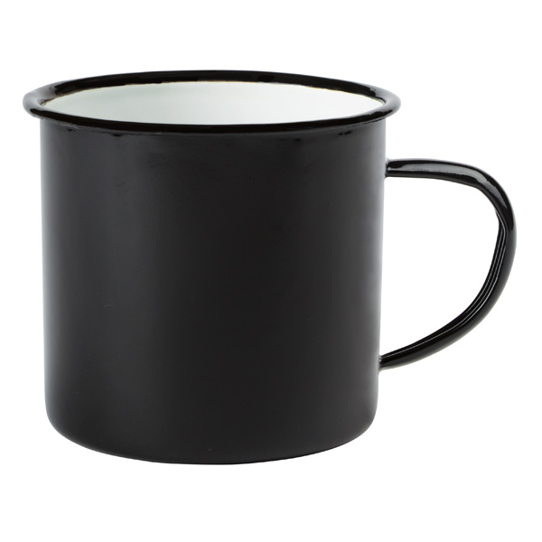 Emaille Becher "Retro Cup",  inkl. Druck