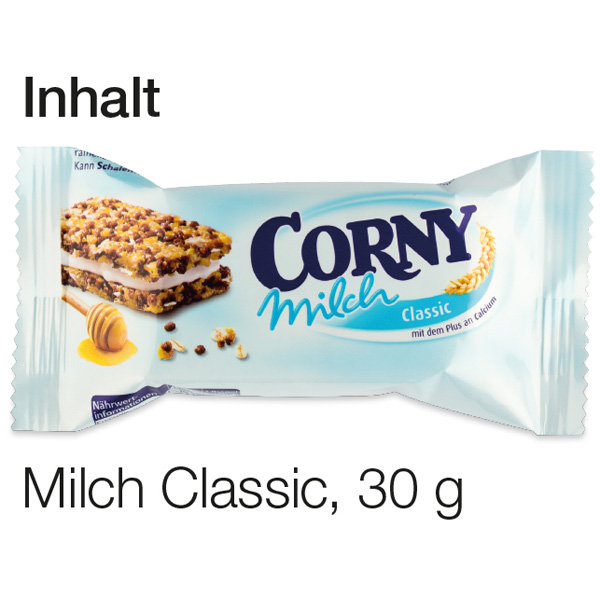 Corny Müsliriegel Milch, inkl. 4-farbigem Druck