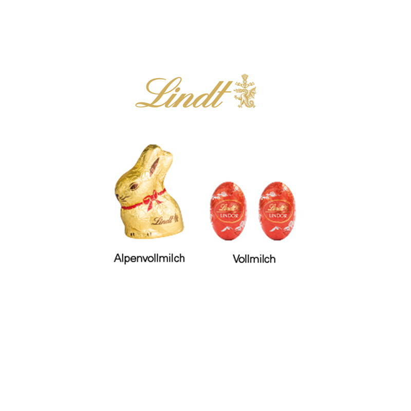 Klappbox S Ostern Lindt, inkl. 4-farbigem Druck