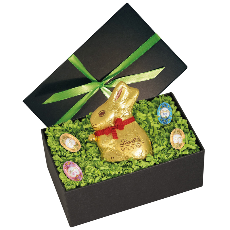 Lindt Goldhase Geschenkbox, inkl. 1-farbigen Druck