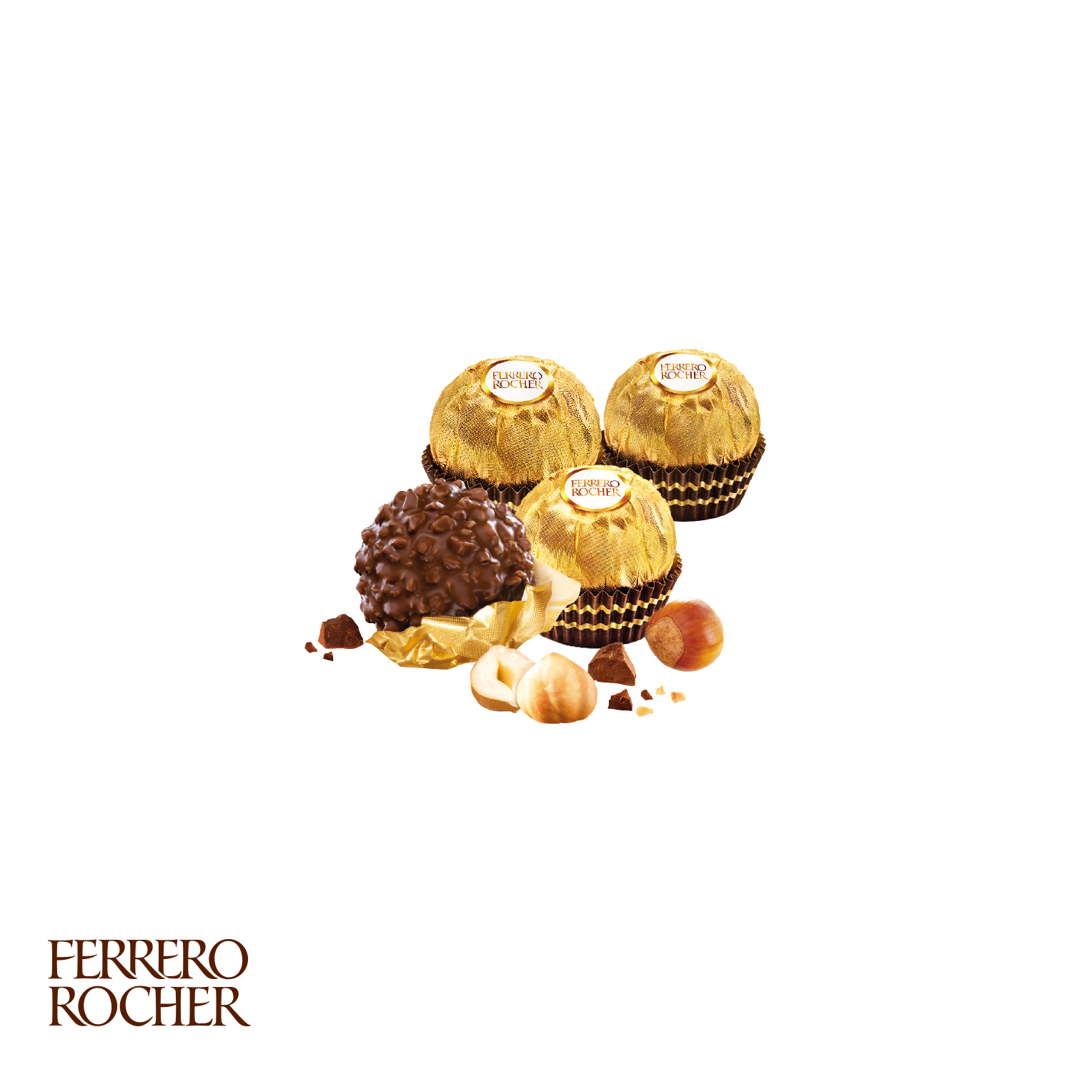 Süße Präsentbox Maxi mit Ferrero Rocher, inkl. 4-farbigem Druck